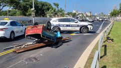 يافا: إصابة متوسطة لراكب دراجة "توك توك" بحادث طرق 